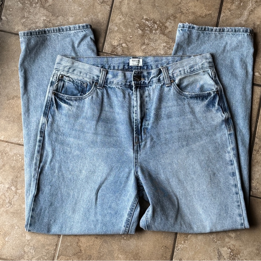 Kensie Light Blue Relaxed Jeans